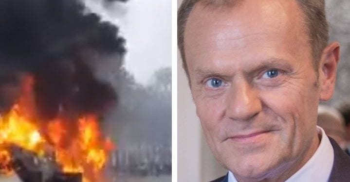 Zamieszki we Francji. Tusk poproszony o interwencję