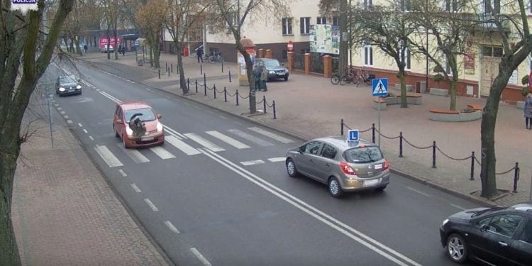 Lubelskie: Potrącił kobietę na przejściu dla pieszych. Wszystko zarejestrowały kamery [WIDEO]