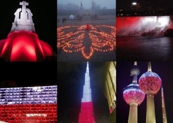 100-lecie polskiej niepodległości. Słynne budowle na całym świecie w biało-czerwonych barwach