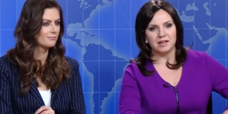 Danuta Holecka wyśmiana w SNL Polska