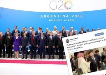 Nietypowe przywitanie Putina i księcia Arabii Saudyjskiej. Film stał się hitem sieci [WIDEO]