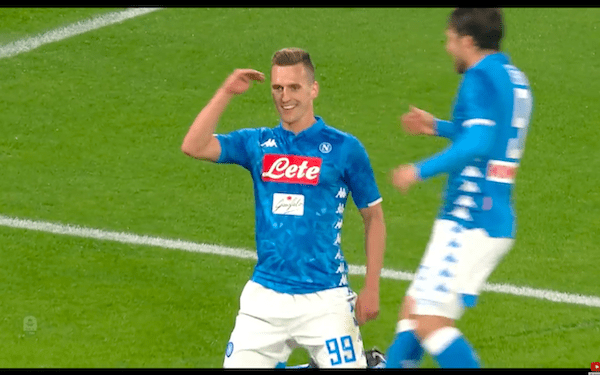 Arkadiusz Milik bohaterem Napoli. Dwie bramki i zwycięstwo w ostatnich minutach [WIDEO]