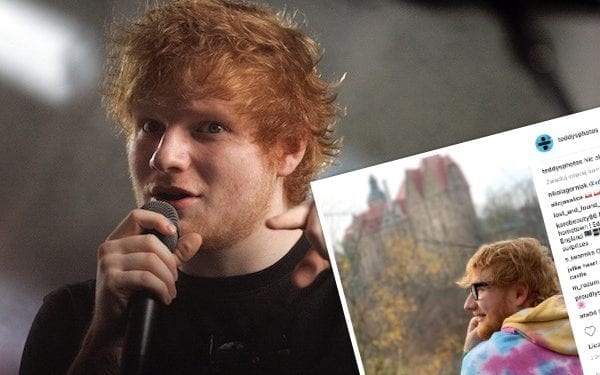 Ed Sheeran w tajemnicy odwiedził Polskę. Przyjechał na wakacje? [FOTO]