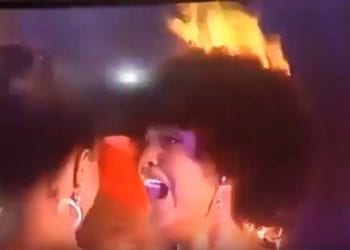 Miss Africa zapaliły się włosy. Na wizji [WIDEO]