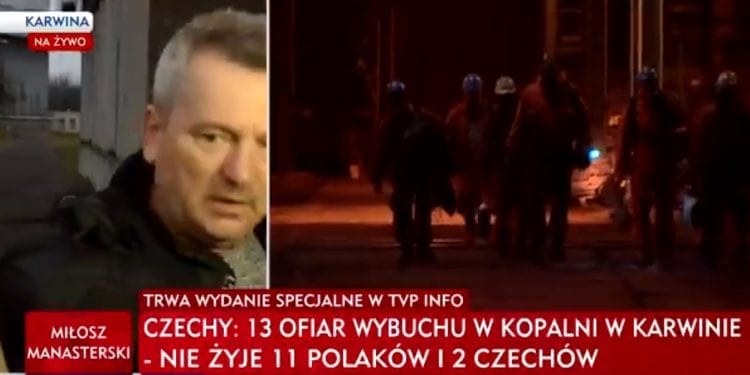 Karwina: TVP Info publikuje rozmowę z ojcem jednego z górników