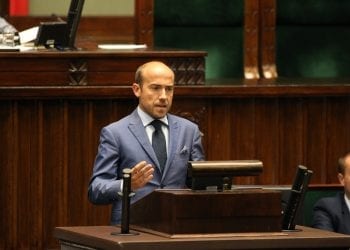 Biedroń ironicznie o konwencji PO. Ostra odpowiedź Borysa Budki