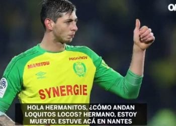 Emiliano Sala na pokładzie zaginionego samolotu. Opublikowano jego ostatnią wiadomość