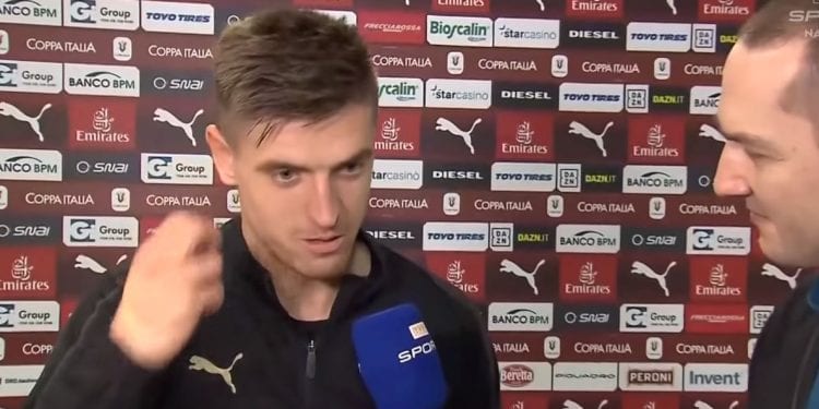 Krzysztof Piątek skomentował swój występ przeciwko Napoli