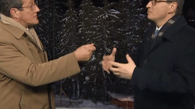 Davos: Dziennikarz CNN zaatakował polski rząd. Stanowcza reakcja Morawieckiego [WIDEO]