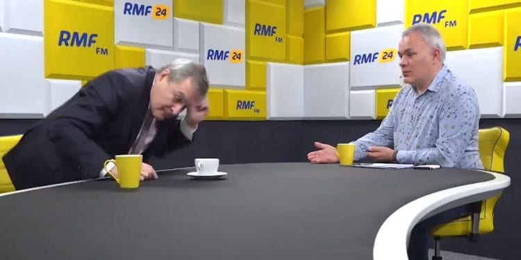 Piotr Gliński przerwał wywiad z Robertem Mazurkiem! [WIDEO]