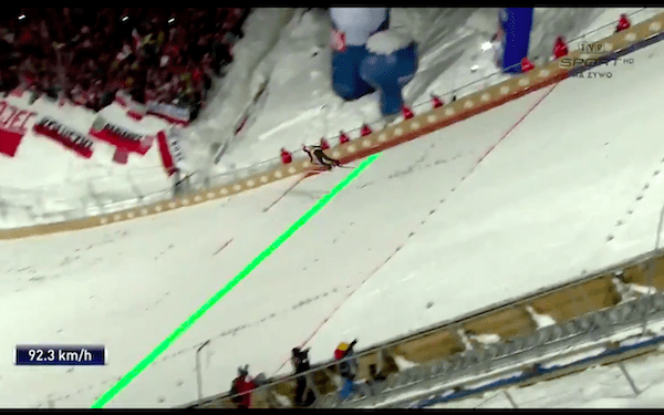 Dawid Kubacki nowym rekordzistą Wielkiej Krokwi. Tak wyglądał jego skok na 143,5 metra [WIDEO]