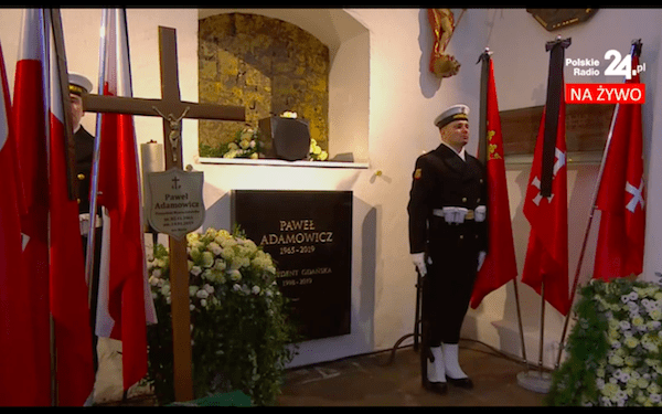 Policja wydała komunikat po pogrzebie Pawła Adamowicza