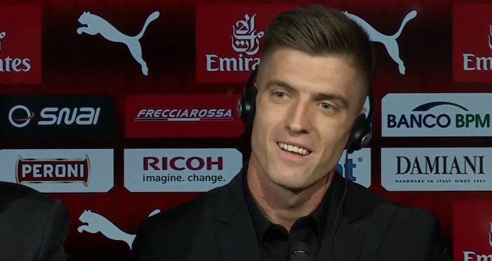 Krzysztof Piątek na prezentacji. „Chcę robić wielkie rzeczy”