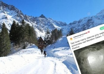 Zima znów zaatakowała w Tatrach. Tak wygląda wejście do schroniska nad Morskim Okiem [FOTO]