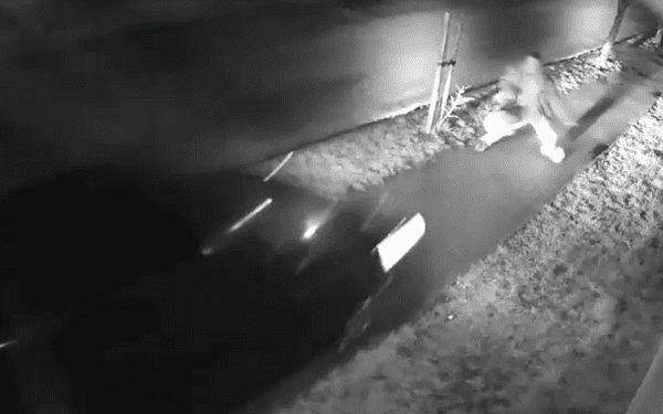 Stracił panowanie nad kierownicą. Tylko czujność uratowała pieszego przed śmiercią [WIDEO]