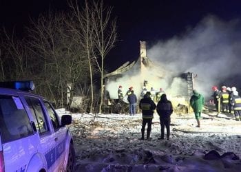 Tragiczny pożar w Lubelskim. Znaleziono ciało 17-latka [WIDEO]