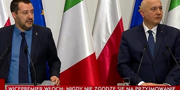 Wizyta wicepremiera Włoch w Polsce. Poruszył kwestię kryzysu migracyjnego