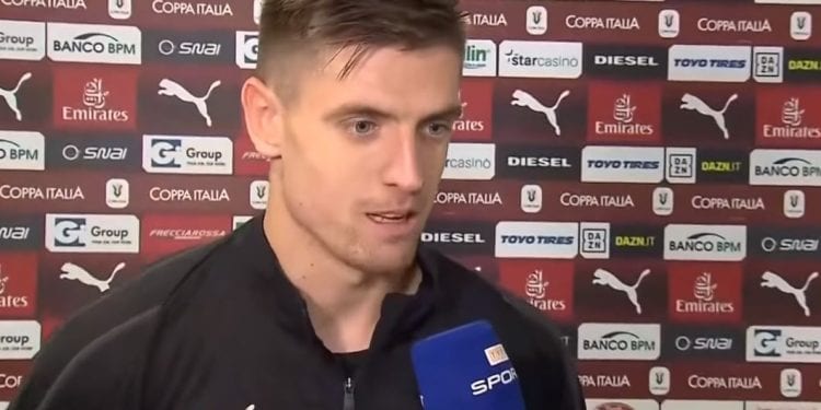 Tak Krzysztof Piątek świętował transfer do Milanu