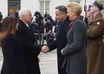 Mike Pence zacytował słowa Wałęsy podczas spotkania z Dudą