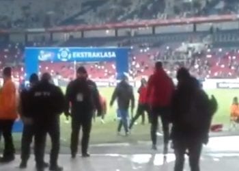 Piłkarze Wisły Kraków wygwizdani w Zabrzu [WIDEO]