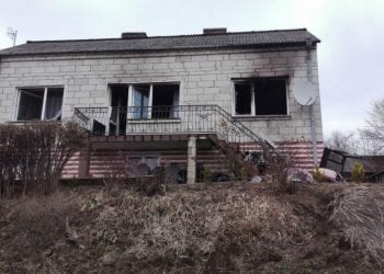 Tragiczny pożar domu. Nie żyje kobieta [FOTO]