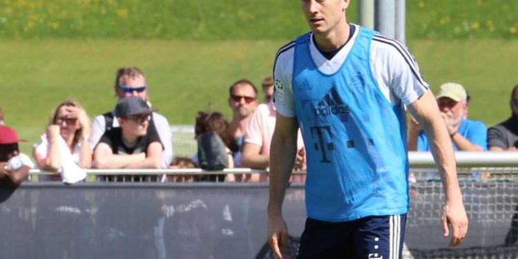 Robert Lewandowski nie wziął udziału w treningu Bayernu