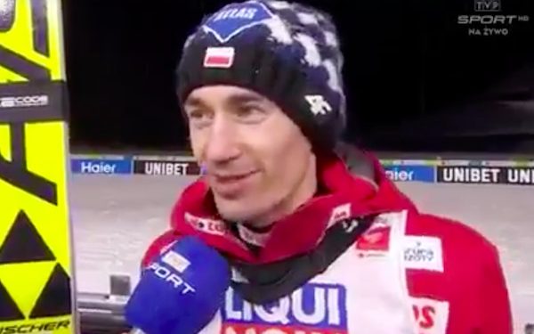 Piękne słowa Kamila Stocha. „Trzeba podziękować Panu Bogu z całego serca” [WIDEO]