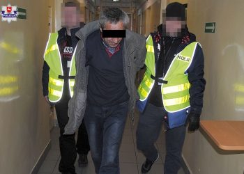 Lubelskie: Zaatakował policjanta widłami. Wcześniej groził matce śmiercią [FOTO]