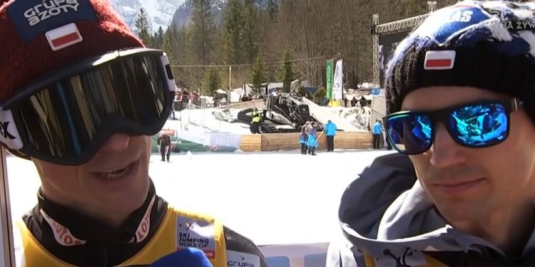 Żyła żartuje z podpartego skoku. „Zapomniałem o telemarku”