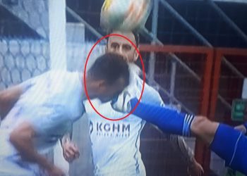 Alan Czerwiński brutalnie sfaulowany. Rywal przeprasza