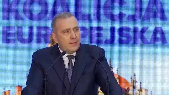 Schetyna na konwencji KE: Mam do pana Kaczyńskiego trzy pytania