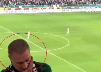 Kibic Legii nie chciał patrzeć na karnego w ostatniej minucie. Świetny film