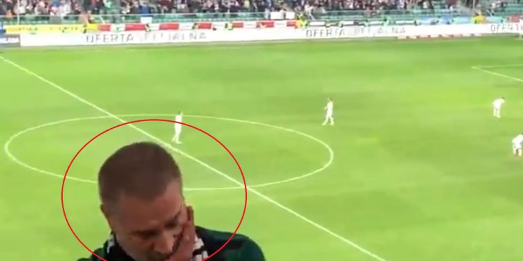 Kibic Legii nie chciał patrzeć na karnego w ostatniej minucie. Świetny film