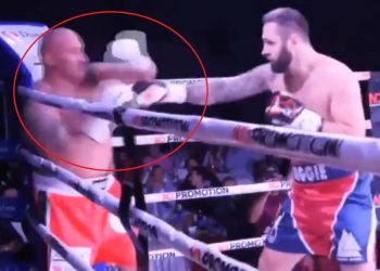 Marcin Najman poddał walkę na własnej gali [WIDEO]