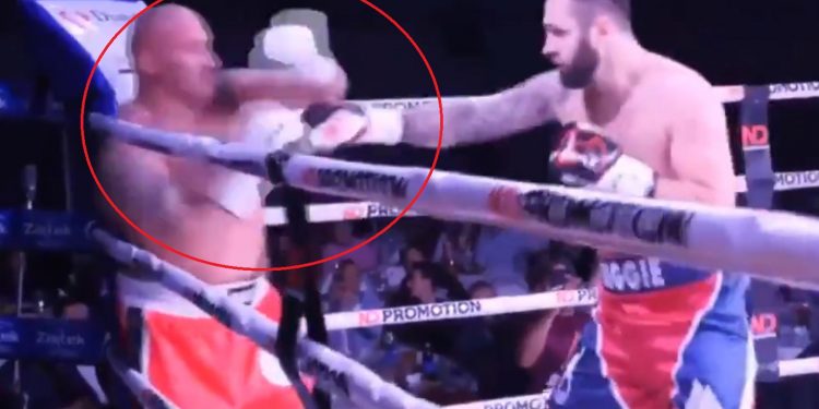 Marcin Najman poddał walkę na własnej gali [WIDEO]