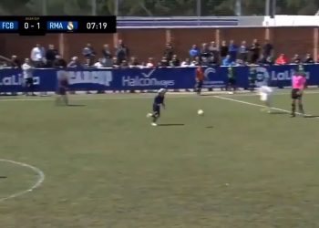 Michał Żuk strzela pięknego gola dla Barcelony! [WIDEO]