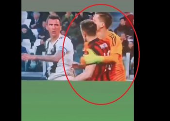 Szczęsny obronił Krzysztofa Piątka. Ten miał spięcie z Mandżukiciem