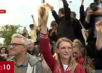 Krajobraz po „bananowym proteście”. Wymowne zdjęcie w sieci