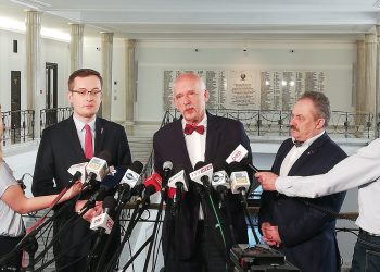 Kaczyński chce ponadpartyjnej deklaracji ws. euro. Konfederacja ma inną propozycję [WIDEO]