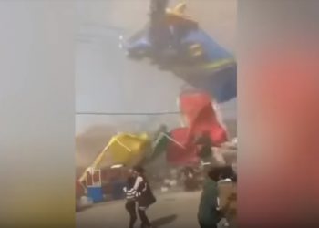 Tornado porwało dmuchany zamek. Nie żyje 2 dzieci