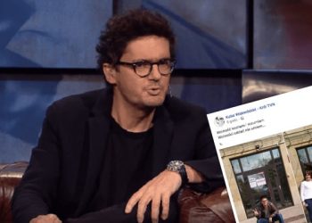 Kuba Wojewódzki odwiedził nauczycieli