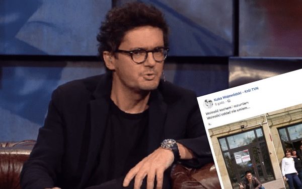 Kuba Wojewódzki odwiedził nauczycieli