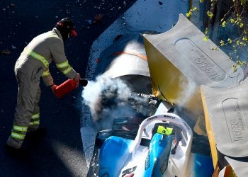 Wypadek Kubicy! Rozbił bolid w kwalifikacjach