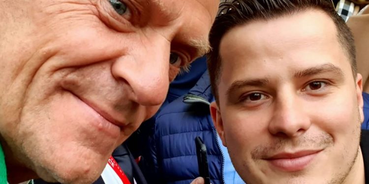 Puchar Polski: zrobił sobie zdjęcie z Tuskiem. W komentarzach hejt