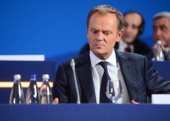 Donald Tusk zaintonował przyśpiewkę na cześć Lechii Gdańsk