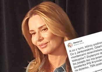 Hanna Lis krytykuje Kościół. „Co z tymi, którzy podnoszą rękę na dzieci?”