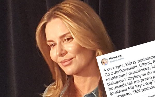 Hanna Lis krytykuje Kościół. „Co z tymi, którzy podnoszą rękę na dzieci?”