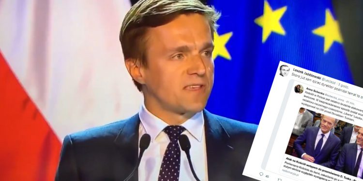 Jażdżewski skomentował swój występ. Mówił przed Tuskiem