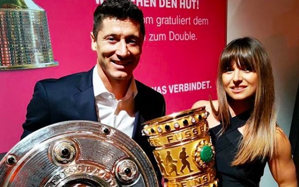 Anna Lewandowska na imprezie po Pucharze Niemiec