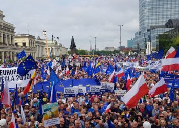Wiadomo, ile osób wzięło udział w marszu Koalicji Europejskiej